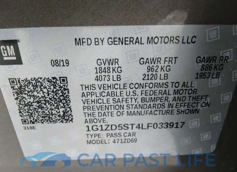 1G1ZD5ST4LF033917# 9
