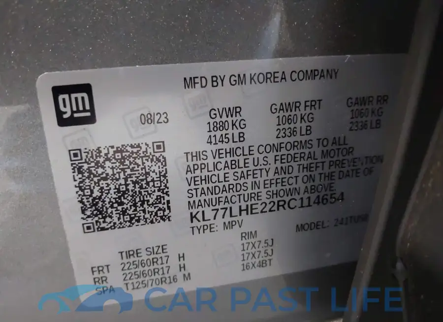 KL77LHE22RC114654# 9