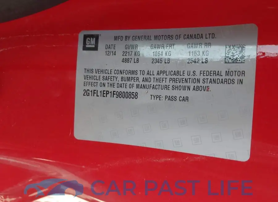 2G1FL1EP1F9800858# 9