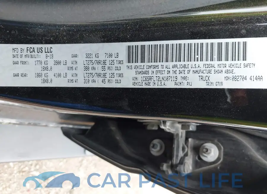 1C6SRFLT2LN107119# 9