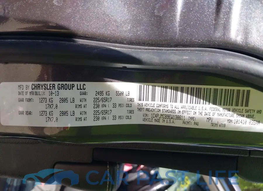 1C4PJMCB9EW138611# 9