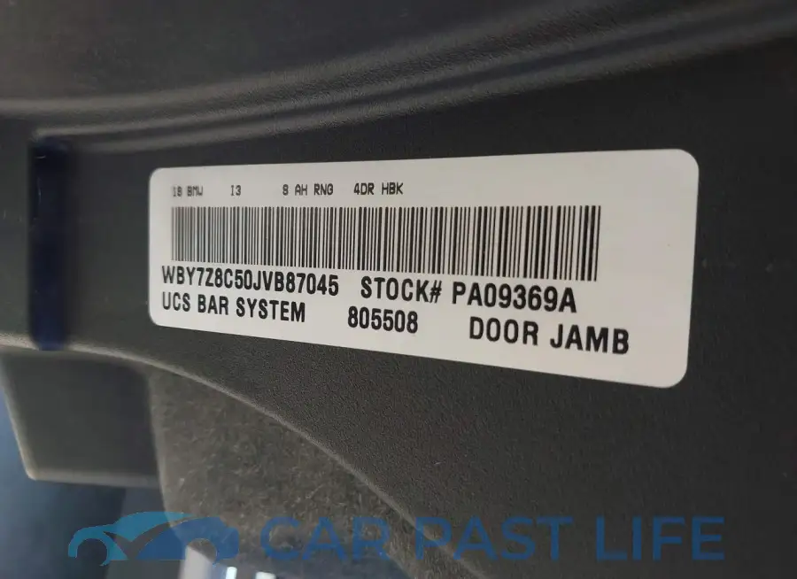 WBY7Z8C50JVB87045# 9