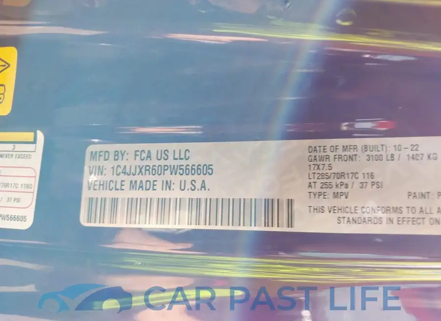 1C4JJXR60PW566605# 9