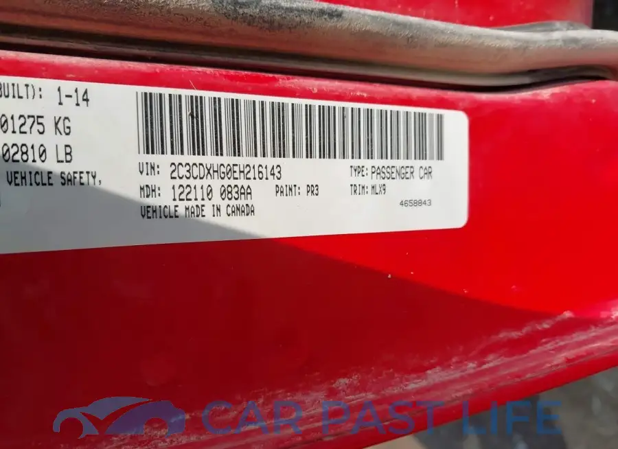 2C3CDXHG0EH216143# 9