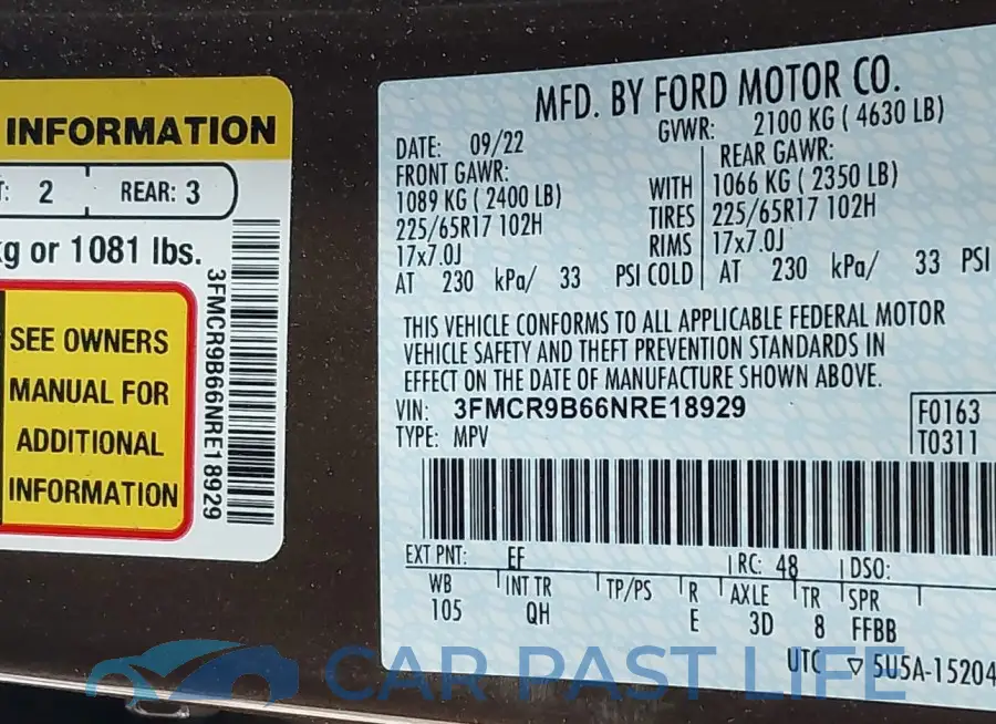 3FMCR9B66NRE18929# 9