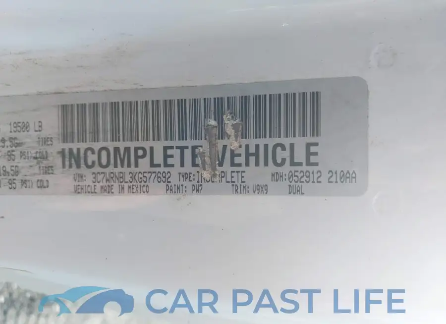 3C7WRNBL3KG577692# 8