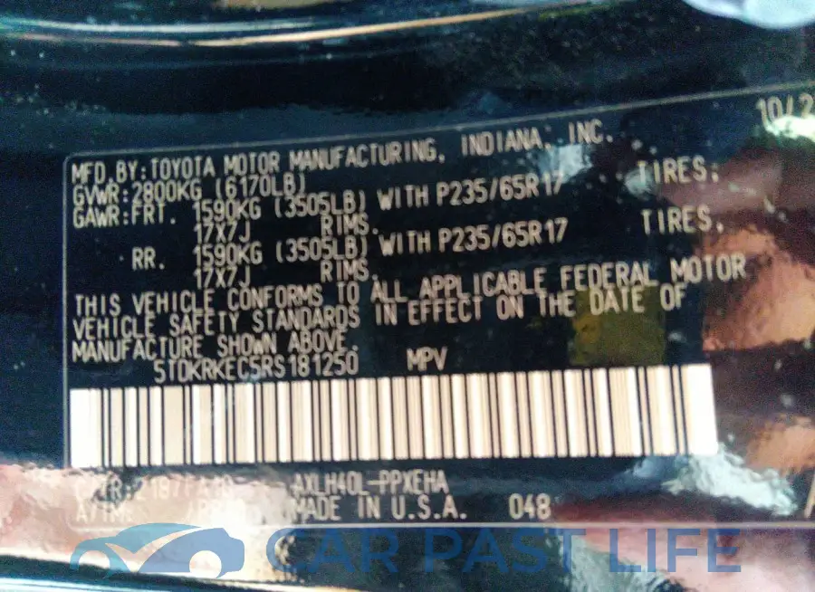 5TDKRKEC5RS181250# 9