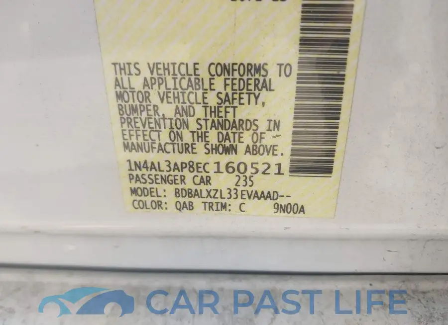 1N4AL3AP8EC160521# 9