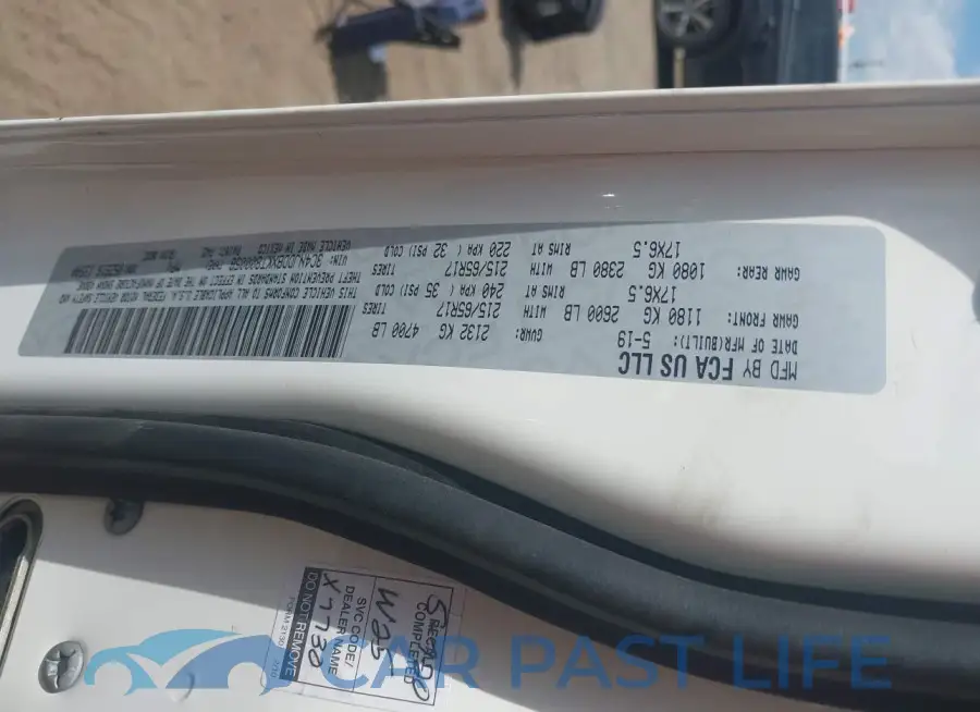 3C4NJDDBXKT800056# 9