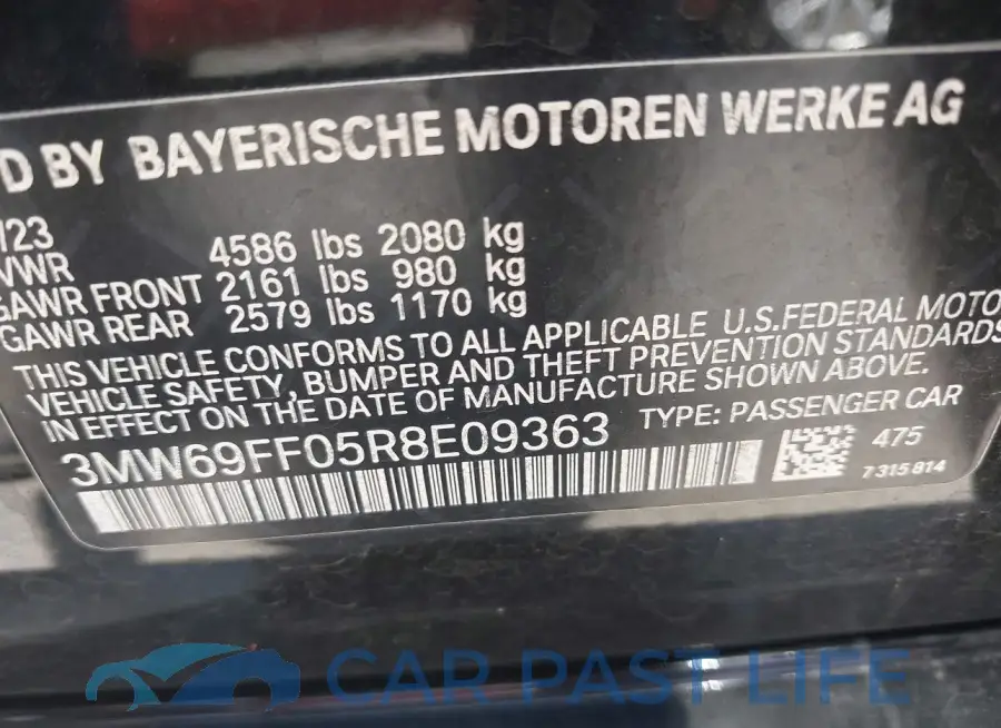 3MW69FF05R8E09363# 9