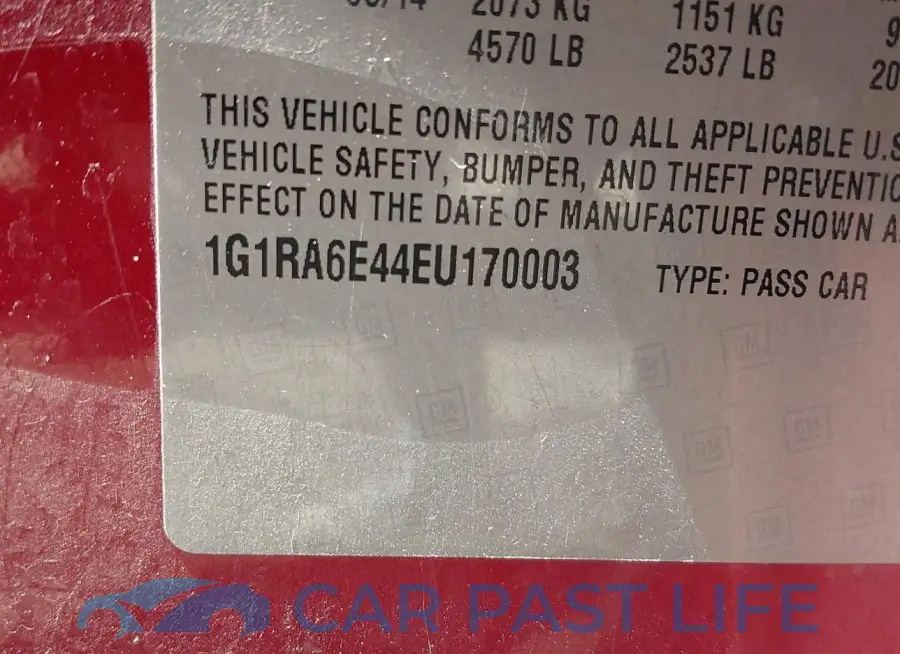 1G1RA6E44EU170003# 9