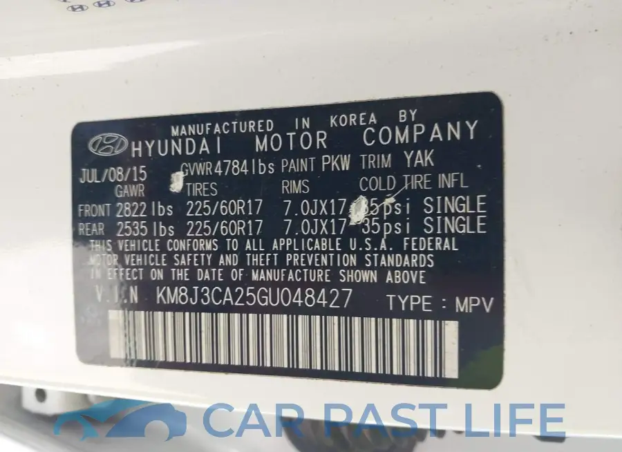 KM8J3CA25GU048427# 9