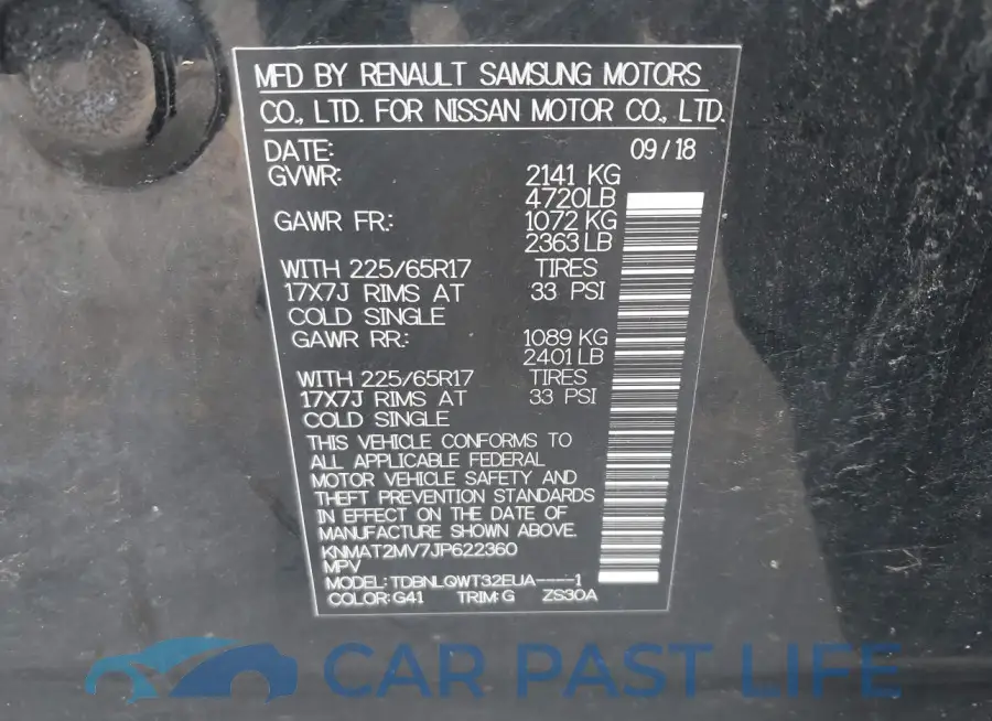 KNMAT2MV7JP622360# 9