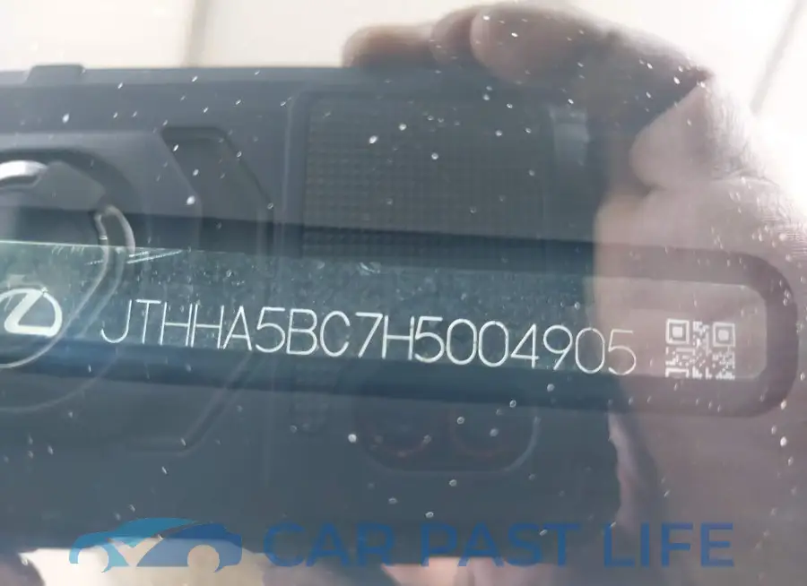 JTHHA5BC7H5004905# 9