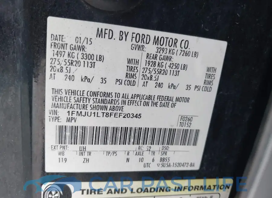 1FMJU1LT8FEF20345# 9