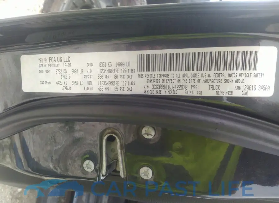 3C63RRHL8JG422978# 9