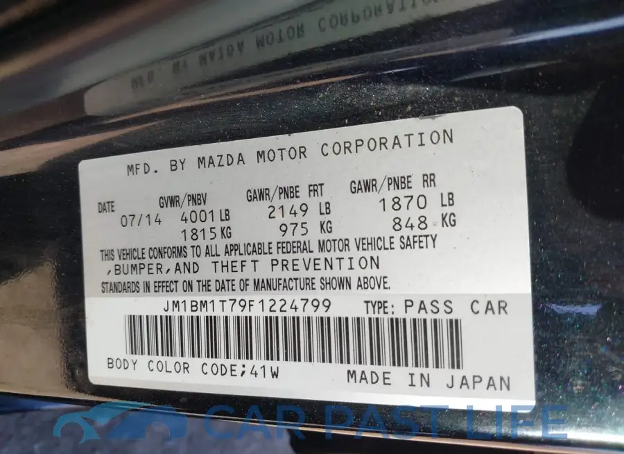 JM1BM1T79F1224799# 9