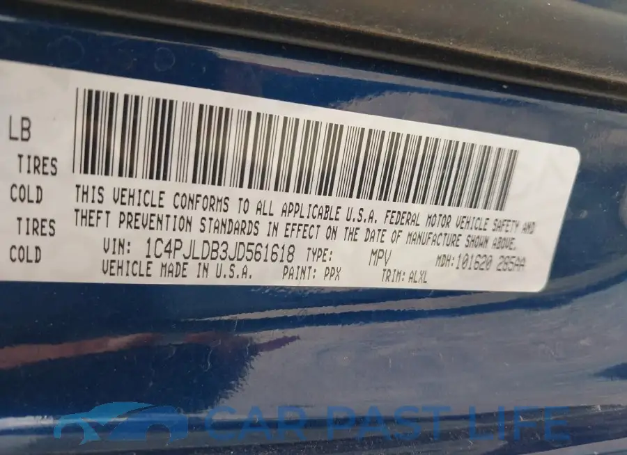 1C4PJLDB3JD561618# 9