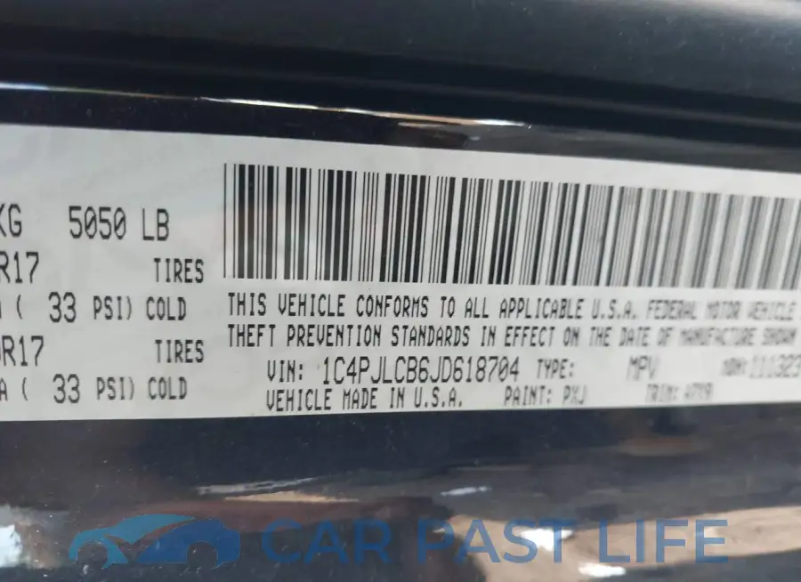 1C4PJLCB6JD618704# 9