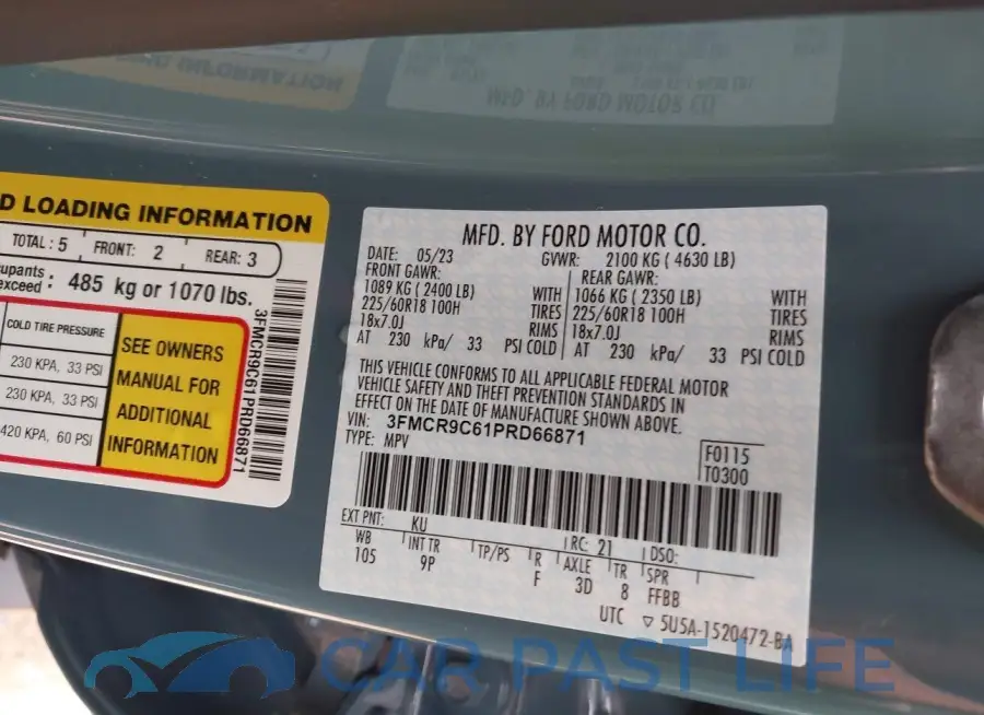 3FMCR9C61PRD66871# 9