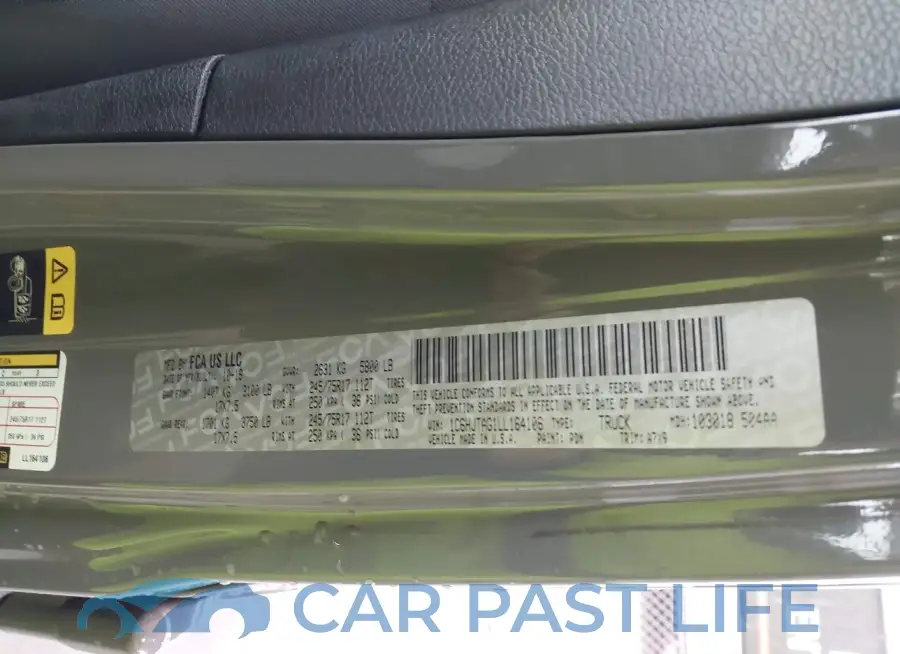 1C6HJTAG1LL164106# 9