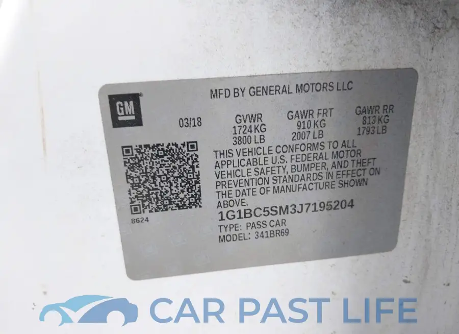 1G1BC5SM3J7195204# 9