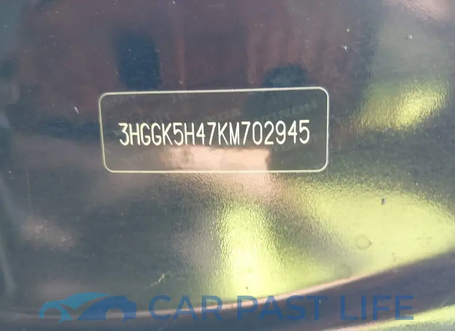 3HGGK5H47KM702945# 9