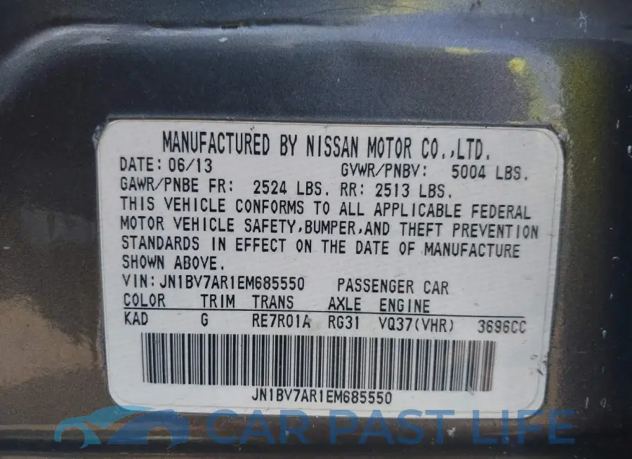 JN1BV7AR1EM685550# 9