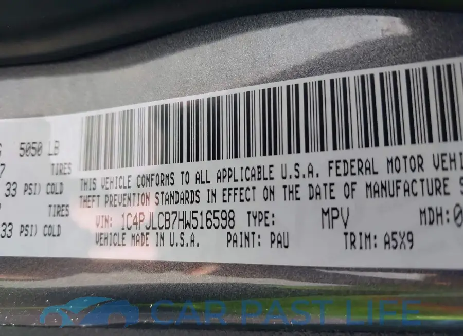 1C4PJLCB7HW516598# 9