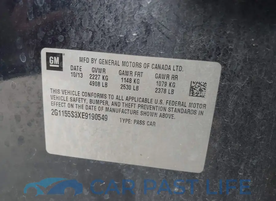 2G1155S3XE9190549# 9