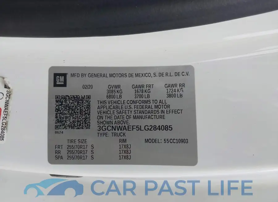3GCNWAEF5LG284085# 9