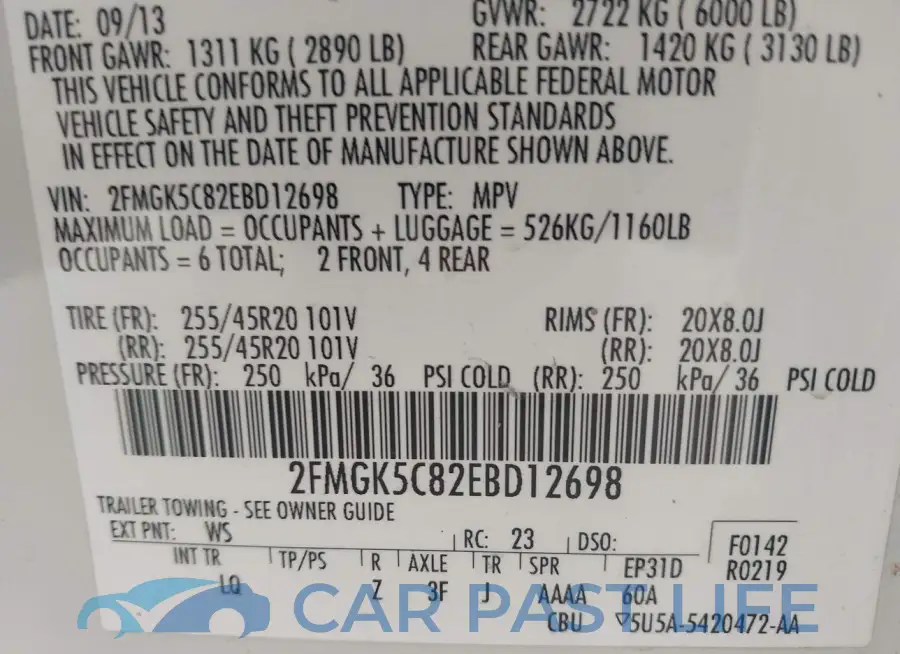 2FMGK5C82EBD12698# 9