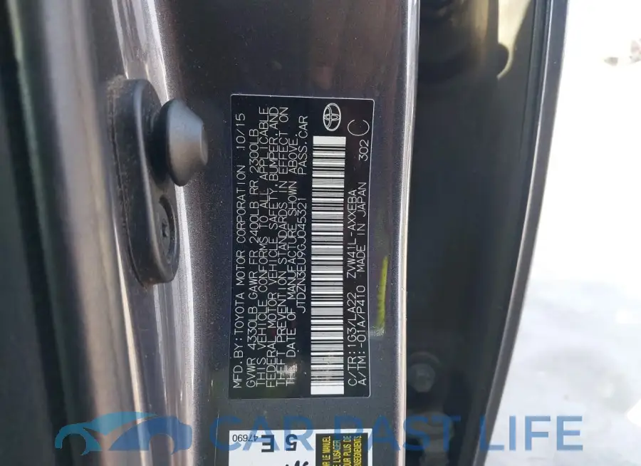 JTDZN3EU9GJ045321# 9