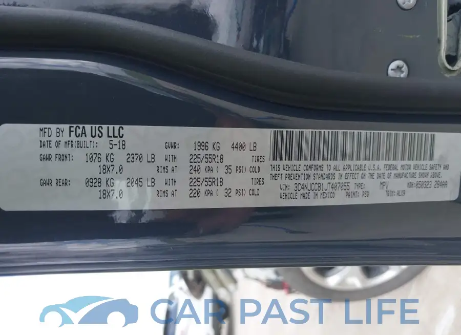 3C4NJCCB1JT407055# 9