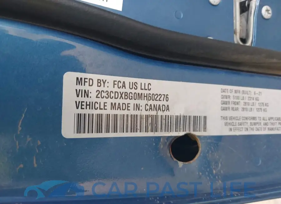2C3CDXBG0MH602276# 9