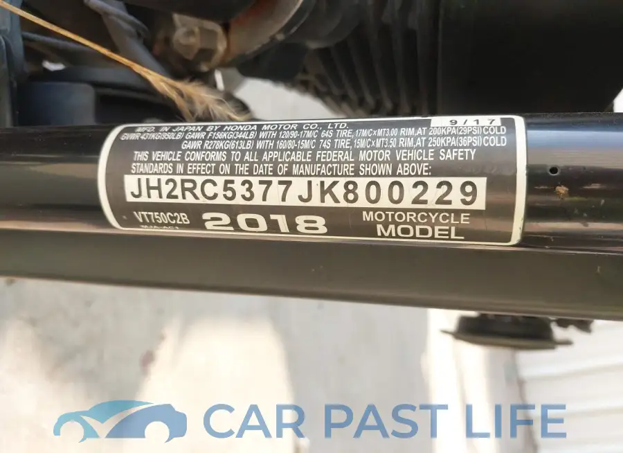 JH2RC5377JK800229# 10