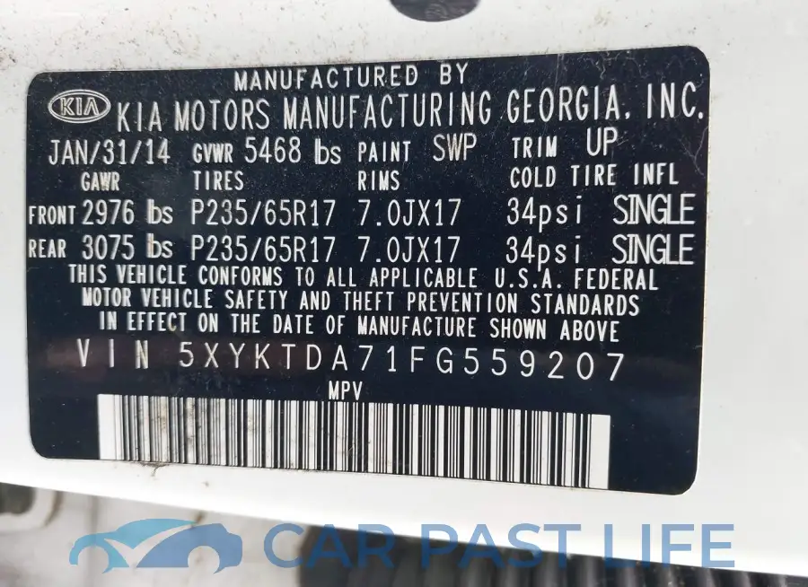 5XYKTDA71FG559207# 9