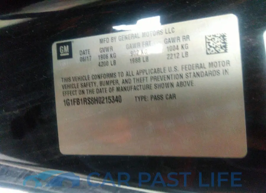 1G1FB1RS8H0215340# 9