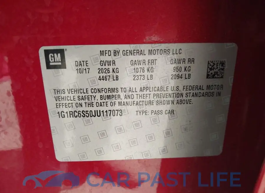 1G1RC6S50JU117073# 9