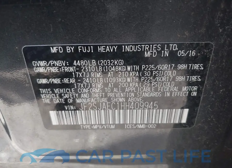 JF2SJAEC1HH409945# 9