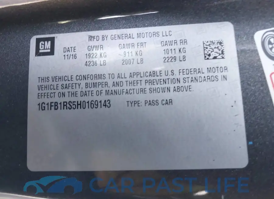 1G1FB1RS5H0169143# 9