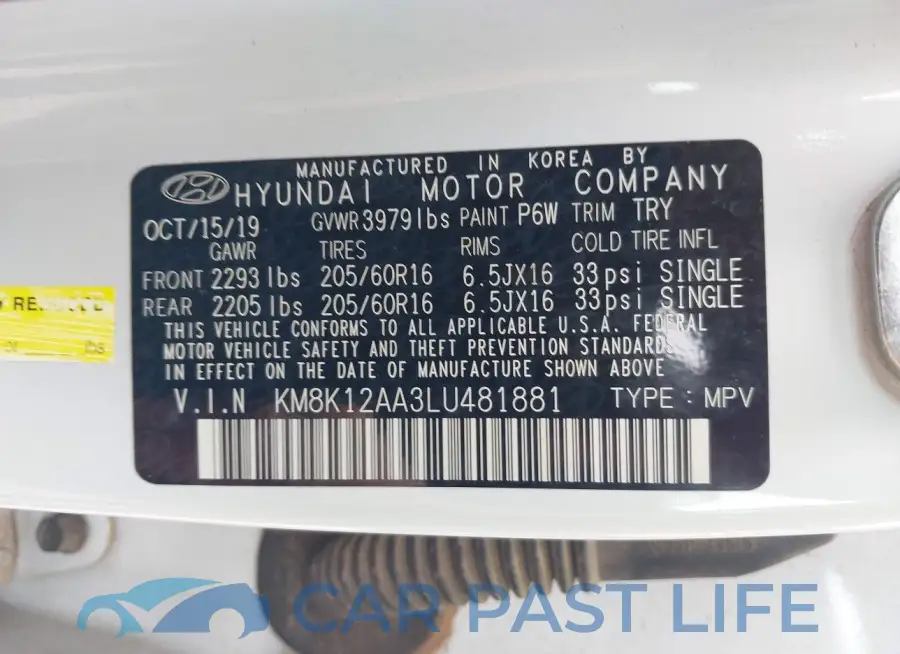KM8K12AA3LU481881# 9