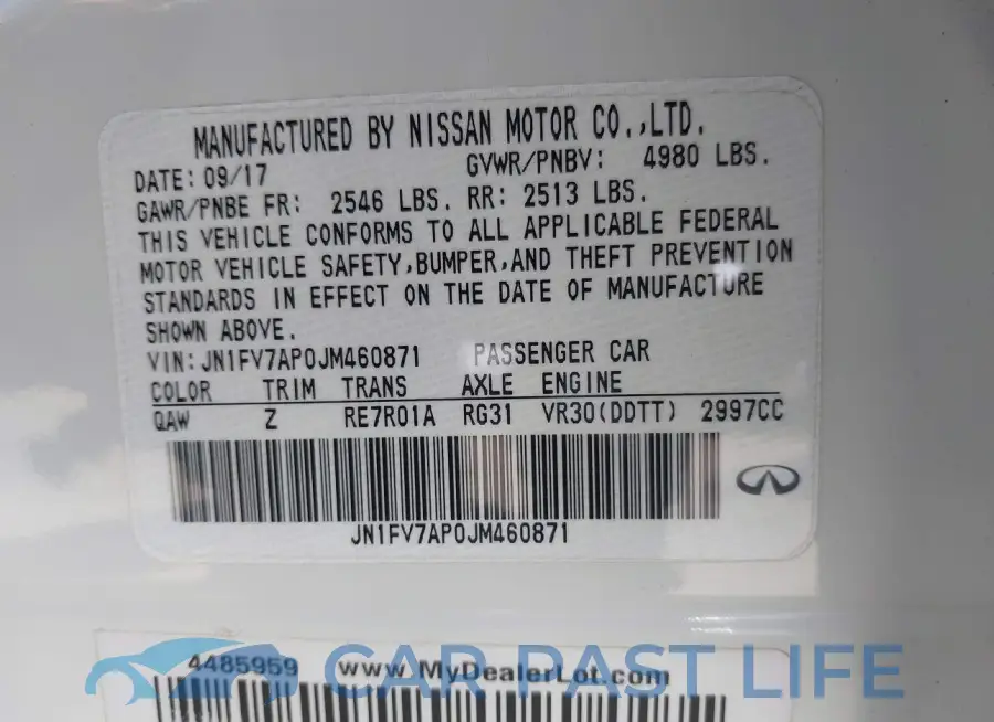 JN1FV7AP0JM460871# 9