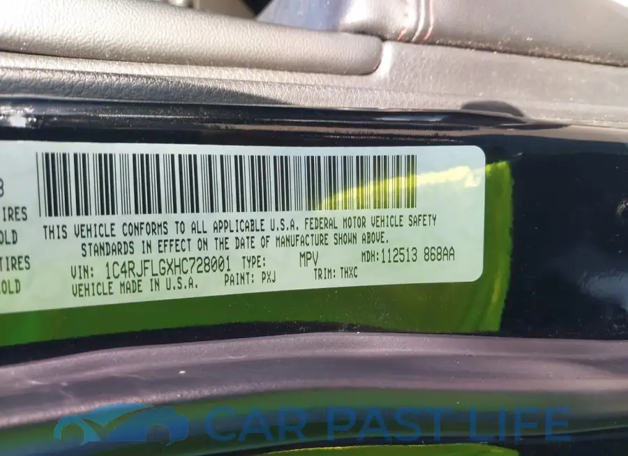 1C4RJFLGXHC728001# 9