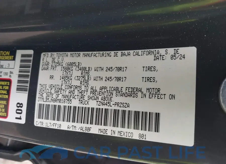 3TMLB5JN8RM018755# 9