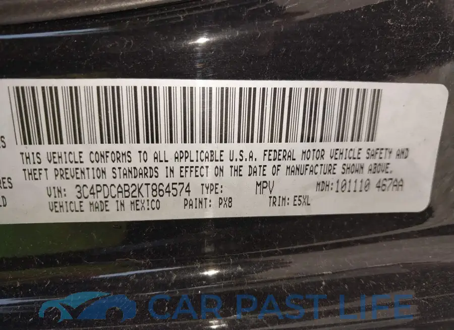3C4PDCAB2KT864574# 9