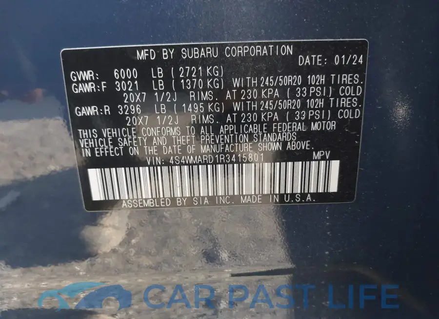 4S4WMARD1R3415801# 9