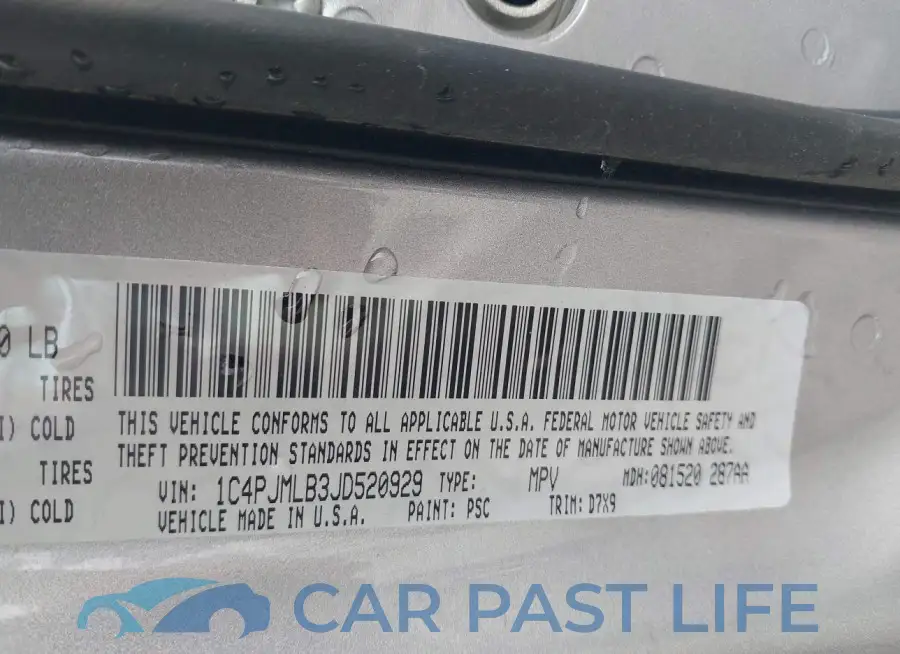1C4PJMLB3JD520929# 9