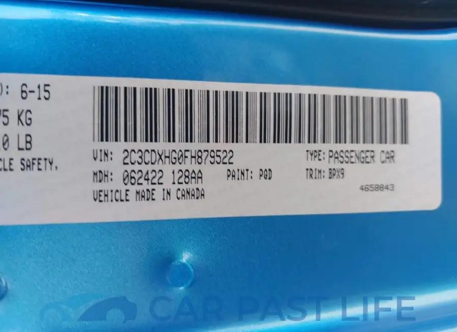 2C3CDXHG0FH879522# 9