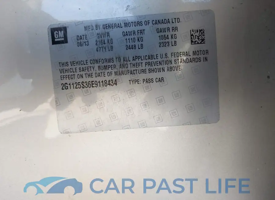 2G1125S36E9118434# 9